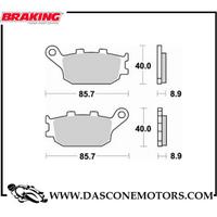 COPPIA PASTIGLIE FRENO BRAKING x KAWASAKI Z750 200