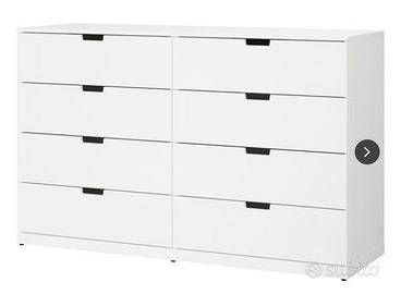 CASSETTIERA 8 CASSETTI NORDLI IKEA