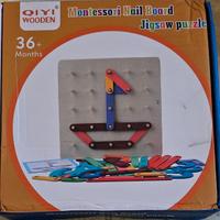 Qiyi Montessori Nail Board Jigsaw Puzzle