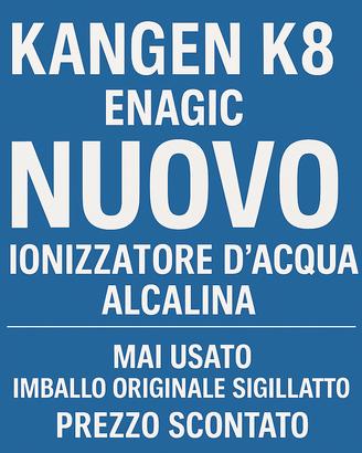 Enagic K8 Leveluk Ionizzatore acqua