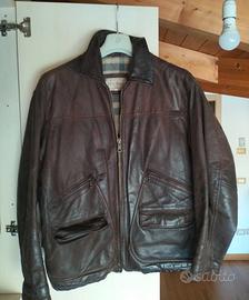 giubbotto uomo in pelle anche da moto Tex Mex