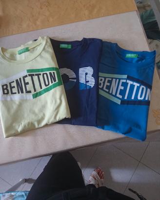 tre magliette ragazzino Benetton 10_11
