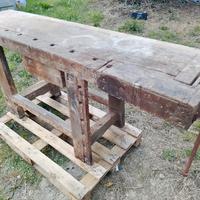 Antico banco da falegname 