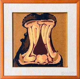 Armando Testa Ippopotamo che ama 1982