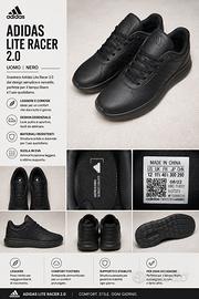 Adidas uomo Lite Racer 2.0