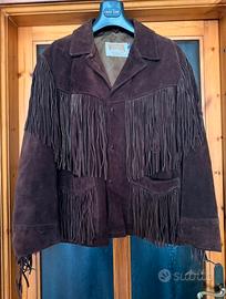 Giacca western schott con frange