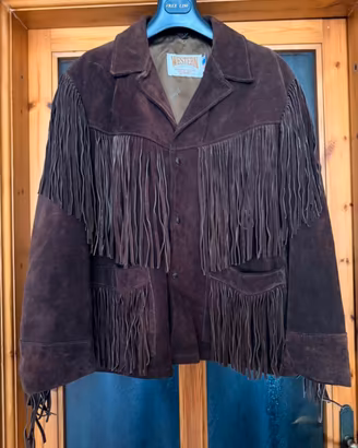 Giacca western schott con frange