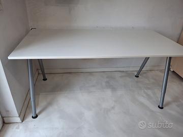 scrivania bianca ikea THYGE 160x80