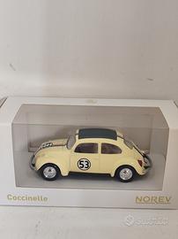Modellino VW Maggiolino "Herbie" Norev 1/43 
