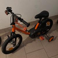 bicicletta bambino con rotelle