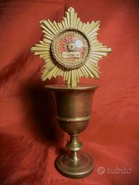 RELIQUIARIO OTTOCENTESCO  A OSTENSORIO-  S.ANTONIO