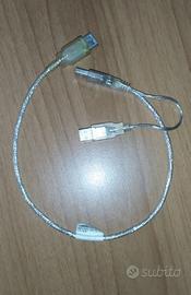 Prolunga USB (attacchi 2 maschio 1 femmina)