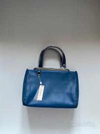 Borsa a mano Blu nuova con cartellino