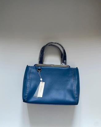 Borsa a mano Blu nuova con cartellino