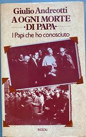 Libro Giulio Andreotti A  morte di Papa 1980