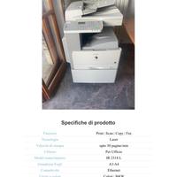 Stampante, Scanner, FAX, CANON ImageRUNNER 2318L