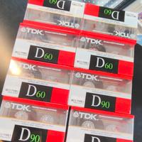 cassette audio Tdk Nuove 12 pezzi 