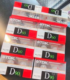 cassette audio Tdk Nuove 12 pezzi 