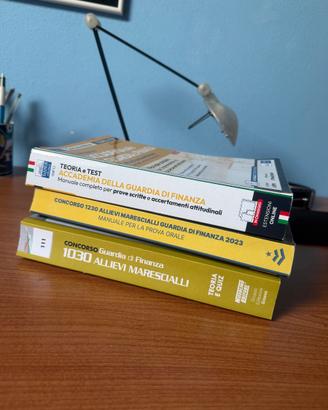 Manuali concorso guardia di finanza