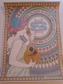 CROSBY, STILLS & NASH promo poster