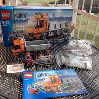 LEGO CITY 4434 CAMION RIBALTABILE SOLO MONTATO