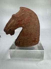 scultura in terracotta antica cinese