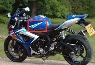 Decalcomanie serbatoio Suzuki GSXR 750 k6