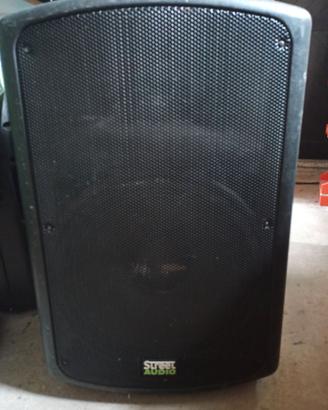 Coppia casse e coppia subwoofer street audio