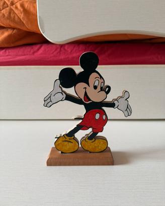 Statuetta in legno Topolino