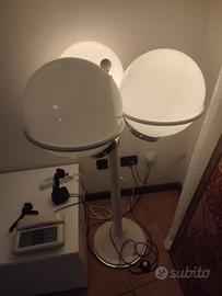 Lampada vintage 3 sfere di cristallo