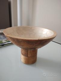 Ciotola legno rialzata