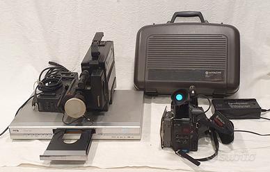 Cineprese Hitachi VM-C52E Panasonic NV-M1E Lettore