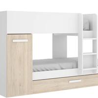 cameretta a ponte tre letti. letto a castello