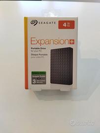 Hard disk esterno SEAGATE EXPANSION + 4TB usb 3.0