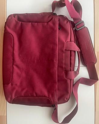 Borsa porta PC Tucano bordeaux con tracolla