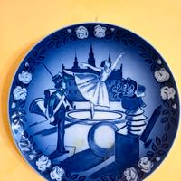 Piatti COPENAGHEN blu vintage