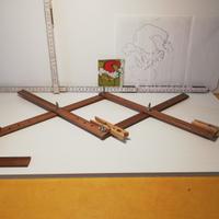 PANTOGRAFO ARTIGIANALE in legno.