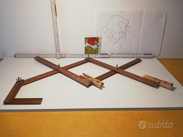 PANTOGRAFO ARTIGIANALE in legno.