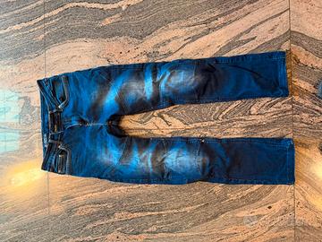 PANTALONI JEANS MOTO ANTIABRASIONE HEVIK TAGLIA 46