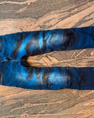 PANTALONI JEANS MOTO ANTIABRASIONE HEVIK TAGLIA 46