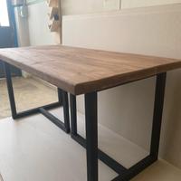 Tavolo da dining in legno masello.Cucina.Handmade