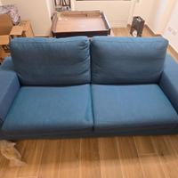 Divano matrimoniale blu