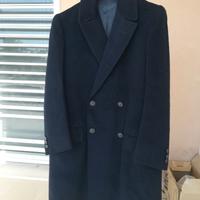 Cappotto uomo blù artigianale