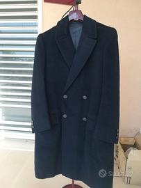 Cappotto uomo blù artigianale