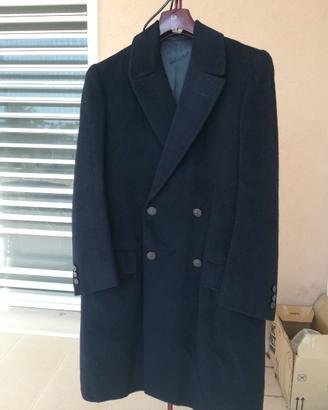 Cappotto uomo blù artigianale