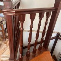 Scala in legno a chiocciola 