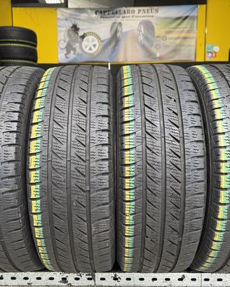 4 Gomme 195/60R16C Goodyear invernali 80% residui