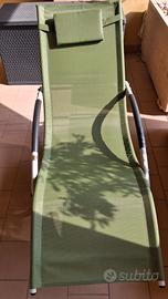 sdraio da giardino nuovo 