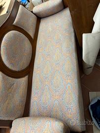 Divano vintage legno massello