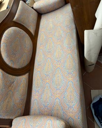Divano vintage legno massello